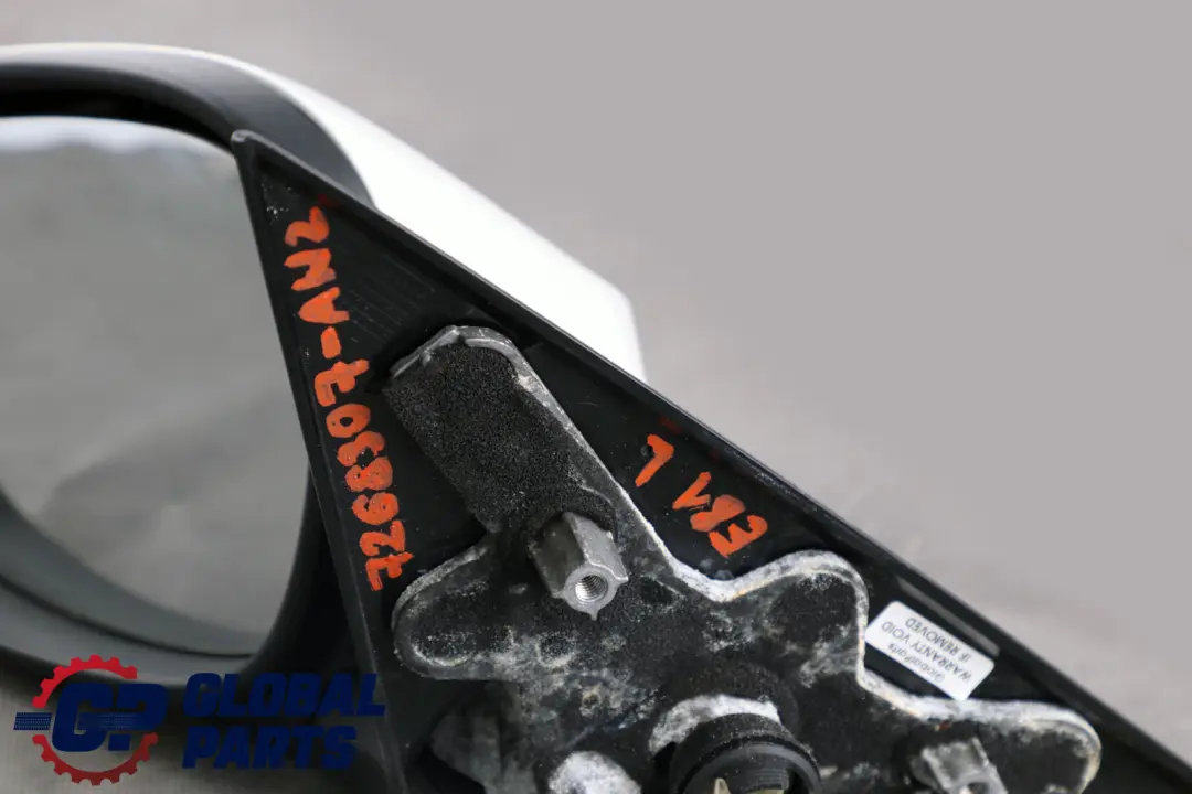 BMW 1 Series 2 E81 E82 E88 Left Wing Mirror Heated N/S Alpinweiss Alpine White - SKU rhd-7268307-AW2 - Part number 7268307