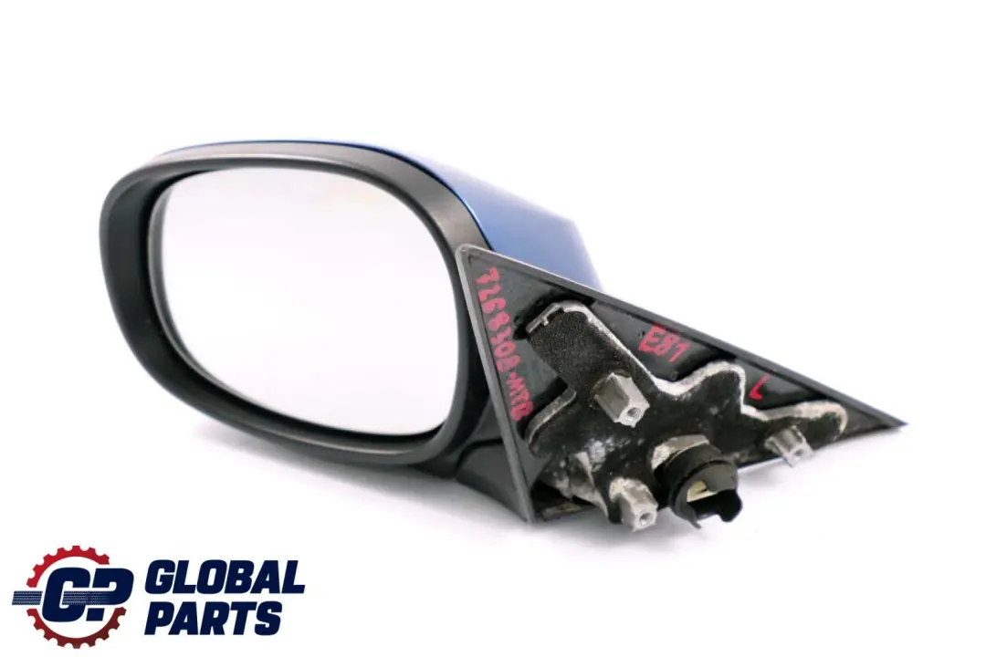 £BMW 1 Series E81 E82 E88 Left Heated Wing Mirror N/S Montegoblau Blue A51 to with Part number 7268307 £BMW 1 Series E81 E82 E88 Left Heated Wing Mirror N/S Montegoblau Blue A51 - SKU rhd-7268307-MTB - Part number 7268307