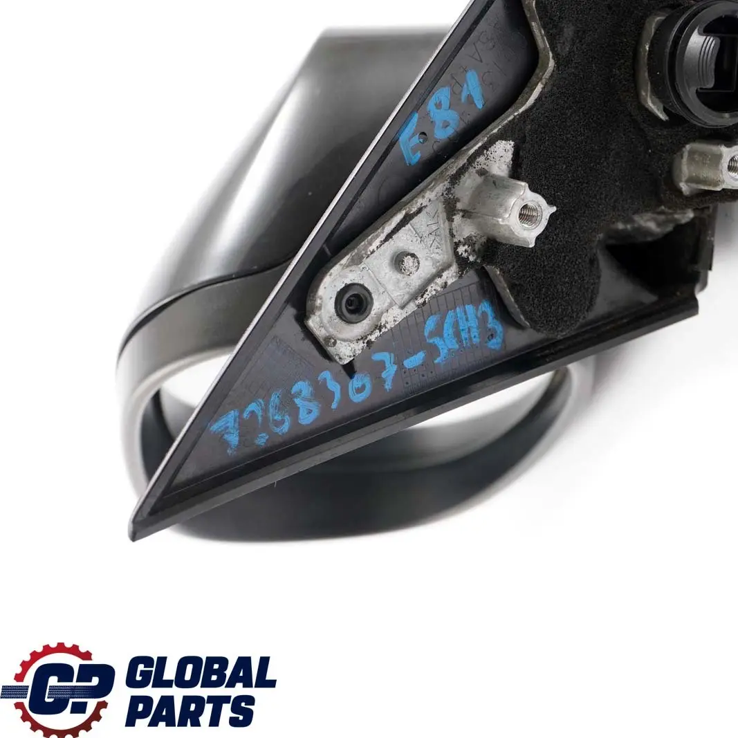 Outside Left Wing Mirror N/S Schwarz 2 Black 668 to BMW 1 Series 3 E81 E82 E88 with Part number 7268307 BMW 1 Series 3 E81 E82 E88 Outside Left Wing Mirror N/S Schwarz 2 Black 668 - SKU rhd-7268307-SCH3 - Part number 7268307