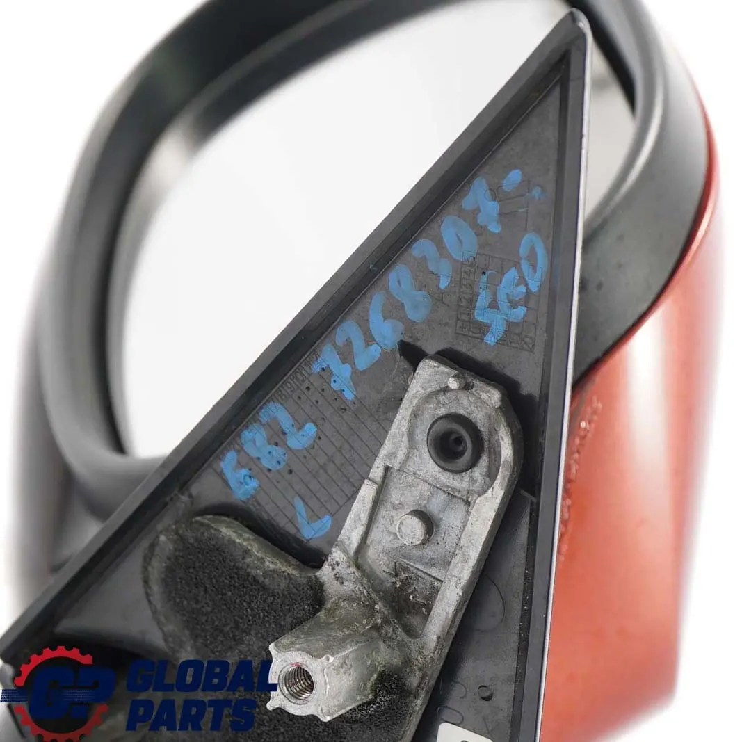 BMW 1 Series E81 E82 E88 Outside Left Wing Mirror N/S Sedonarot Red Metallic - SKU rhd-7268307-SED - Part number 7268307