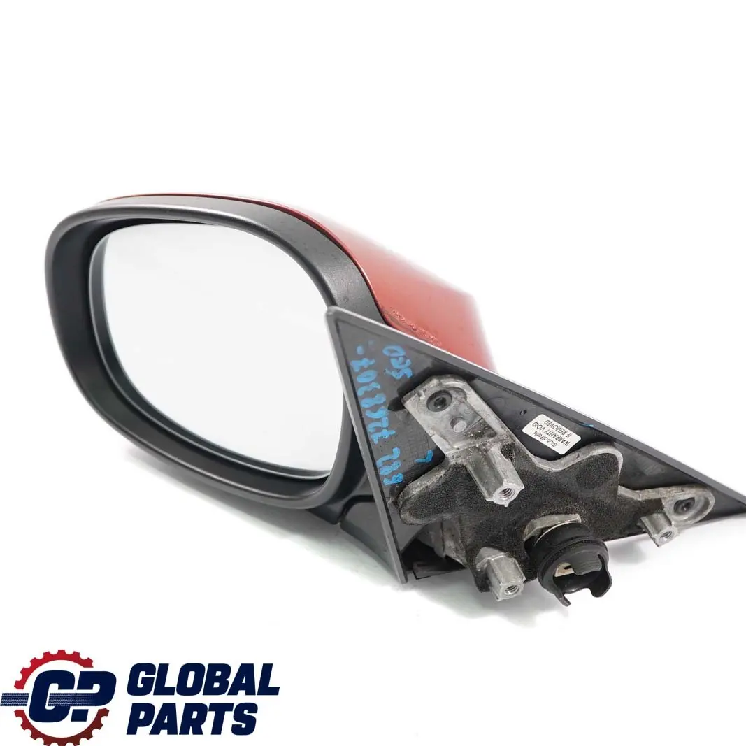 BMW 1 Series E81 E82 E88 Outside Left Wing Mirror N/S Sedonarot Red Metallic - SKU rhd-7268307-SED - Part number 7268307