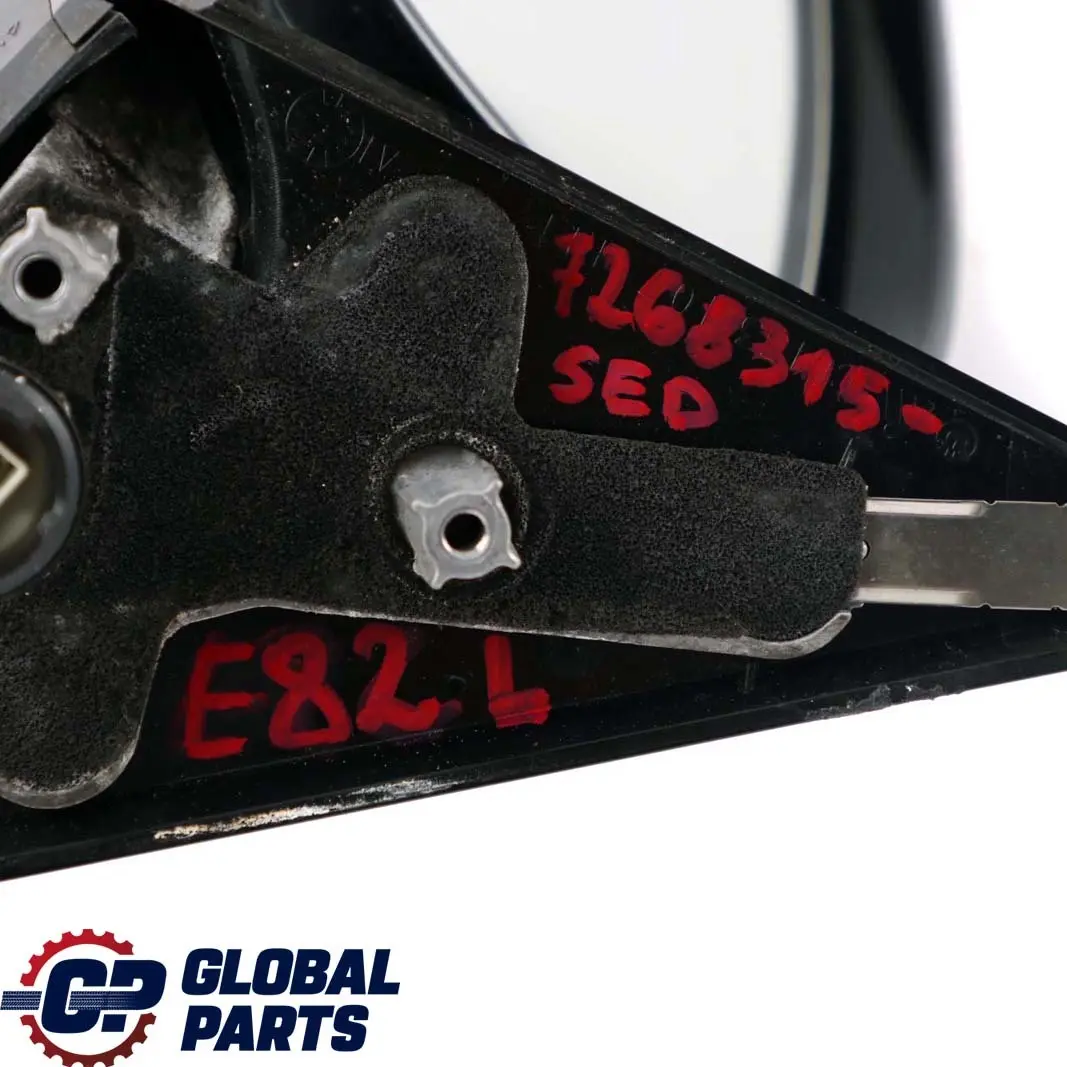 BMW 1 E81 E82 E88 M Sport Heated Left Wing Mirror N/S Sedonarot Sedona Red A79 - SKU rhd-7268315-SED - Part number 7268315