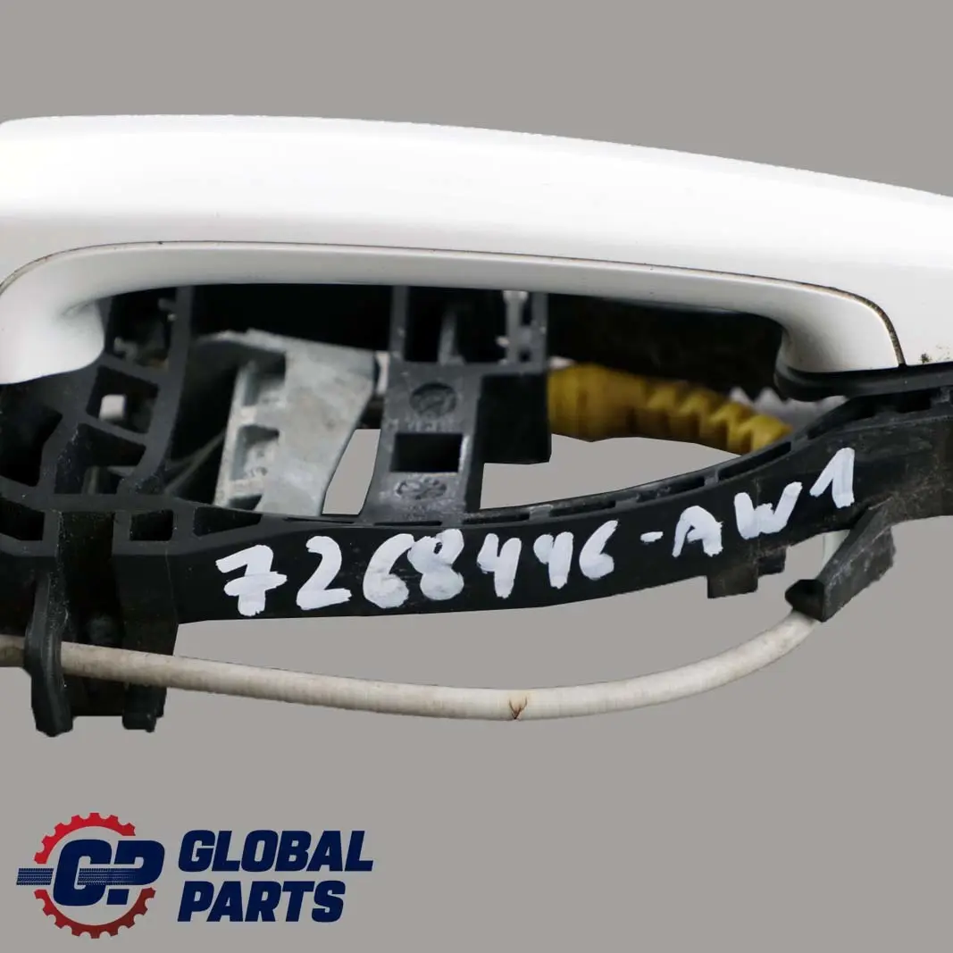 BMW 1 2 Series F21 F22 Left Door N/S Complete Grab Handle Alpinweiss White 300 - SKU rhd-7268446-AW1 - Part number 7268446
