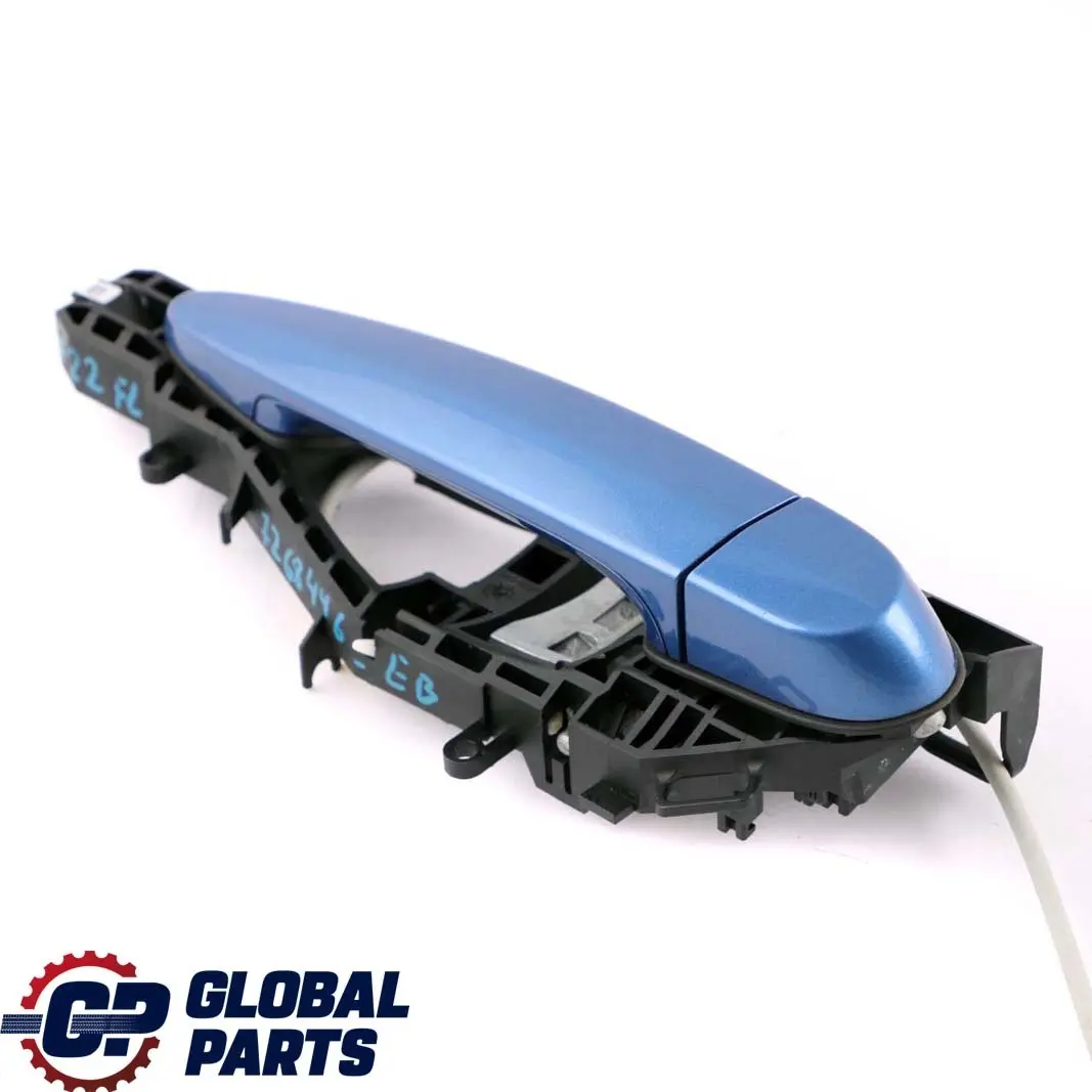 Left Door N/S Complete Grab Handle Estoril Blau Metallic to BMW 1 2 Series F21 F22 with Part number 7268446 BMW 1 2 Series F21 F22 Left Door N/S Complete Grab Handle Estoril Blau Metallic - SKU rhd-7268446-EB - Part number 7268446