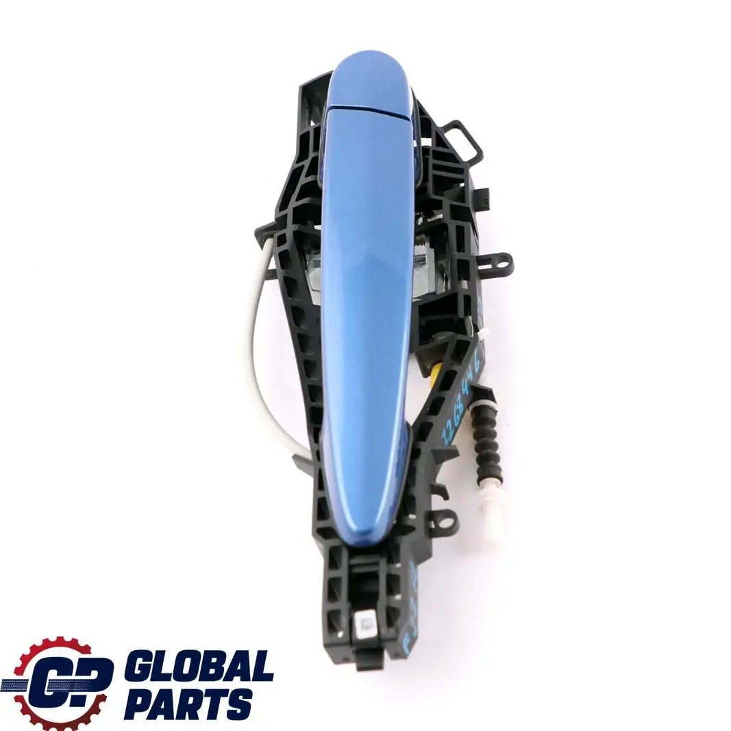 BMW 1 2 Series F21 F22 Left Door N/S Complete Grab Handle Estoril Blau Metallic - SKU rhd-7268446-EB - Part number 7268446