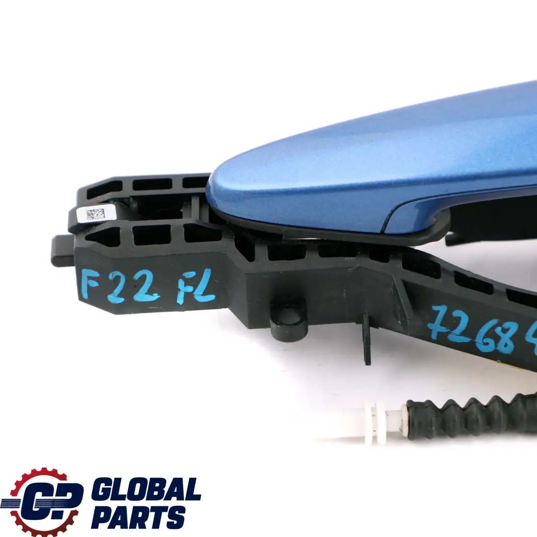 BMW 1 2 Series F21 F22 Left Door N/S Complete Grab Handle Estoril Blau Metallic - SKU rhd-7268446-EB - Part number 7268446