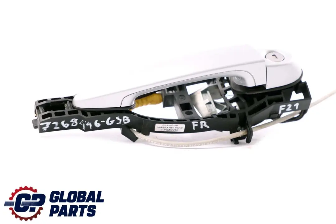 BMW 1 2 Series F21 F22 Right Door O/S Grab Handle Light Glacier Silber A83 - SKU rhd-7268446-GSB - Part number 7268446