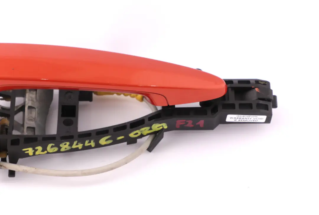 BMW 1 2 Series F21 F22 Left Door N/S Complete Grab Handle Valencia Orange B44 - SKU rhd-7268446-ORG - Part number 7268446