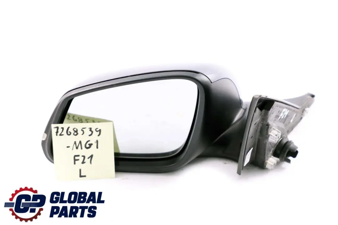 BMW 1 2 Series 1 F21 F22 Left Heated Wing Mirror N/S Mineralgrau Grey B39 - SKU rhd-7268539-MG1 - Part number 7268539