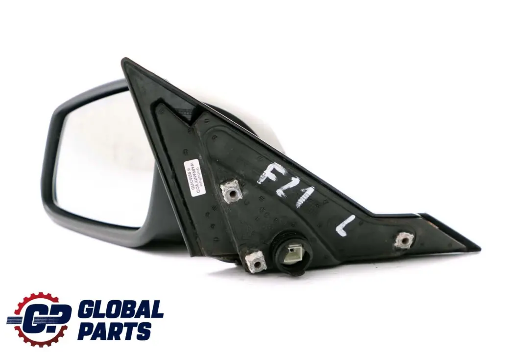 BMW 1 2 Series F21 F22 Left Heated Wing Mirror N/S Auto Dip Alpinweiss White - SKU rhd-7268575-AW - Part number 7268575