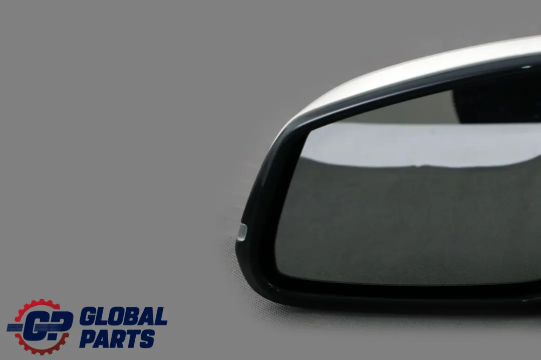 BMW 1 2 Series F21 F22 Left Wing Mirror N/S High Gloss Alpinweiss Alpine White - SKU rhd-7268599-AW - Part number 7268599