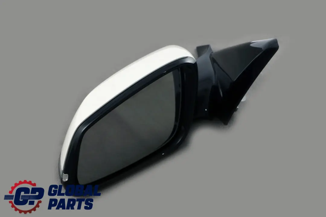 BMW 1 2 Series F21 F22 Left Wing Mirror N/S High Gloss Alpinweiss Alpine White - SKU rhd-7268599-AW - Part number 7268599