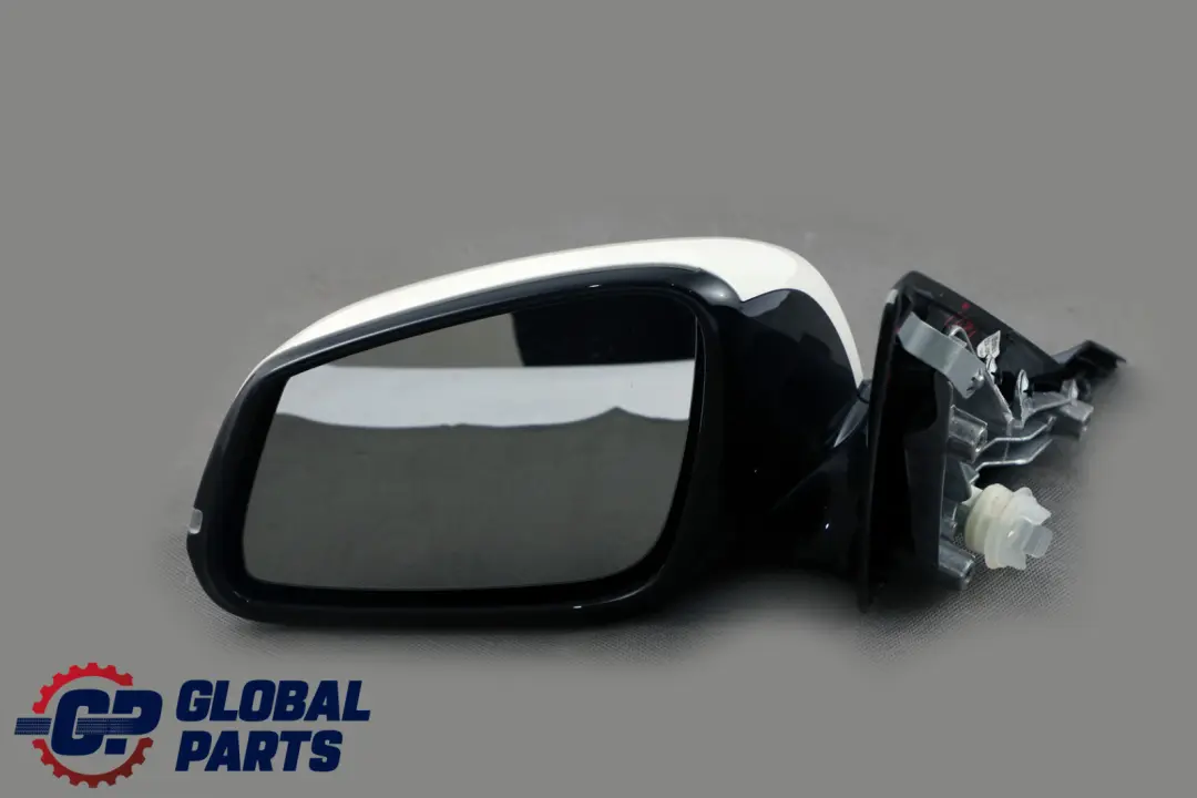 BMW 1 2 Series F21 F22 Left Wing Mirror N/S High Gloss Alpinweiss Alpine White - SKU rhd-7268599-AW - Part number 7268599