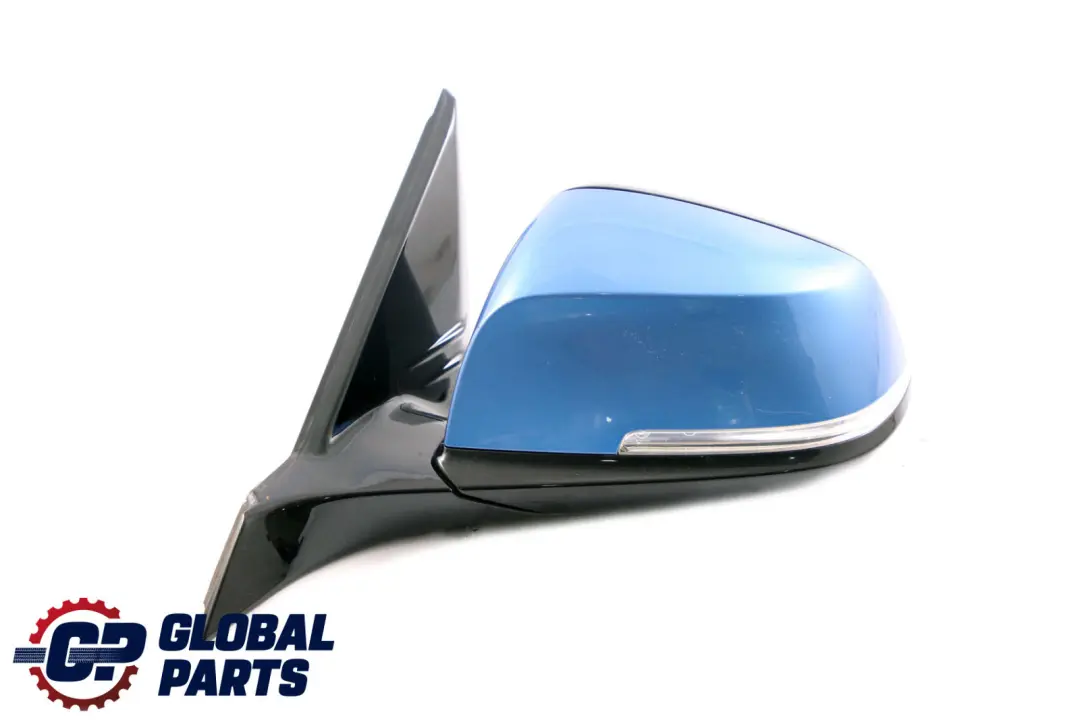 BMW 1 2 Series F21 F22 Left Wing Mirror N/S High Gloss Estorilblau Blue B45 - SKU rhd-7268599-EB - Part number 7268599