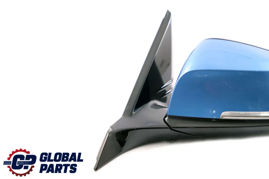 BMW 1 2 Series F21 F22 Left Wing Mirror N/S High Gloss Estorilblau Blue B45 - SKU rhd-7268599-EB - Part number 7268599