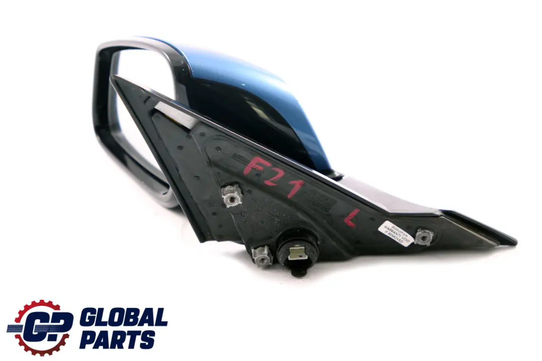 BMW 1 2 Series F21 F22 Left Wing Mirror N/S High Gloss Estorilblau Blue B45 - SKU rhd-7268599-EB - Part number 7268599
