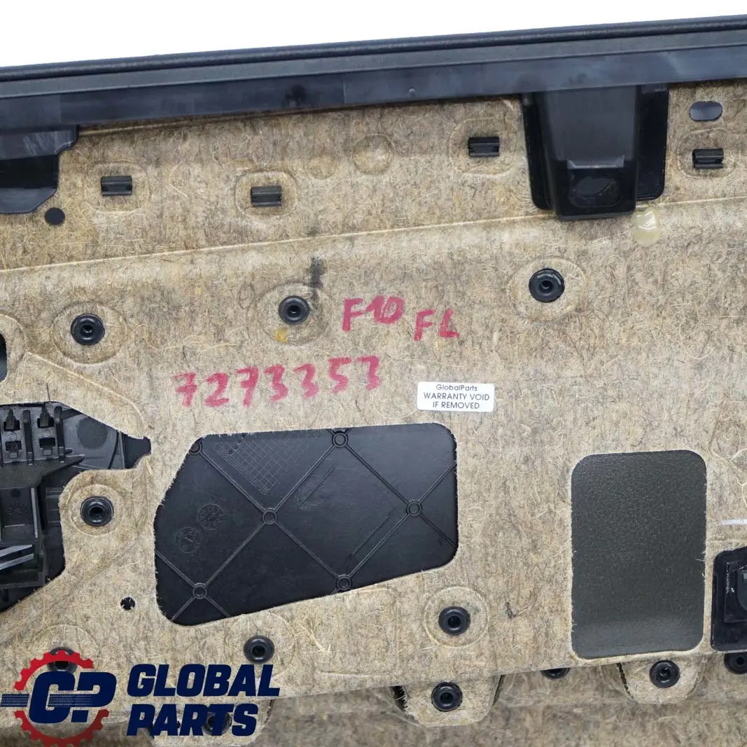 Front Left N/S Door Card Lining Panel Black Leather to BMW 5 Series F10 F11 with Part number 7273353 BMW 5 Series F10 F11 Front Left N/S Door Card Lining Panel Black Leather - SKU rhd-7273353 - Part number 7273353