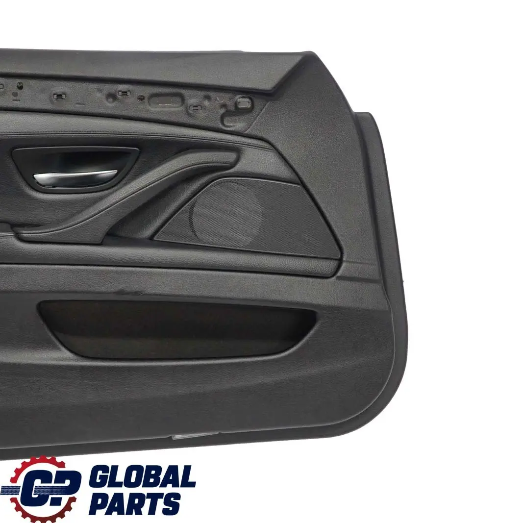 BMW 5 Series F10 F11 Front Left N/S Door Card Lining Panel Black Leather - SKU rhd-7273353 - Part number 7273353