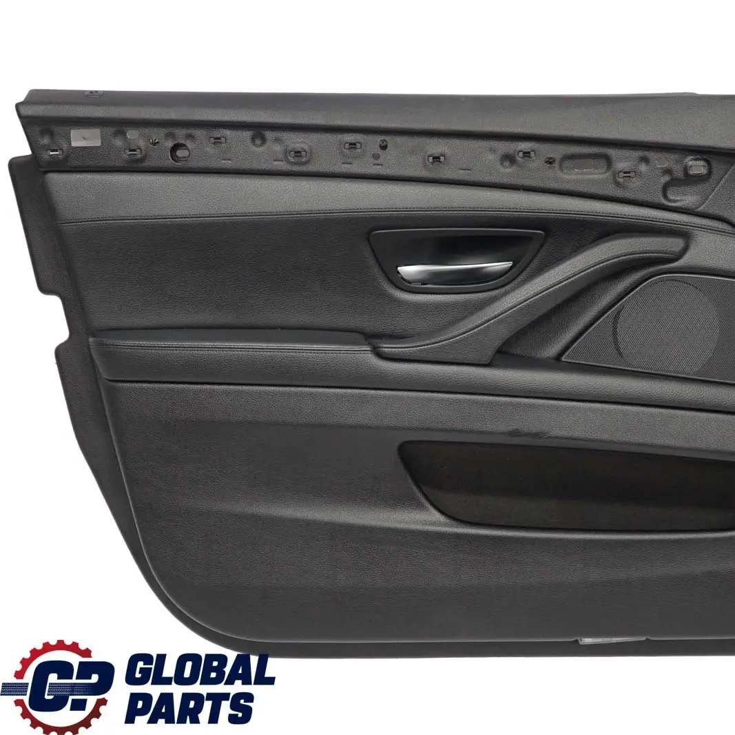 BMW 5 Series F10 F11 Front Left N/S Door Card Lining Panel Black Leather - SKU rhd-7273353 - Part number 7273353