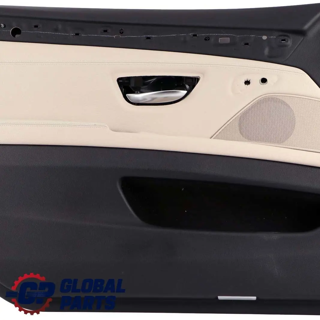 BMW 5 Series F10 F11 Front Left N/S Door Card Lining Panel Leather Oyster - SKU rhd-7273359 - Part number 7273359