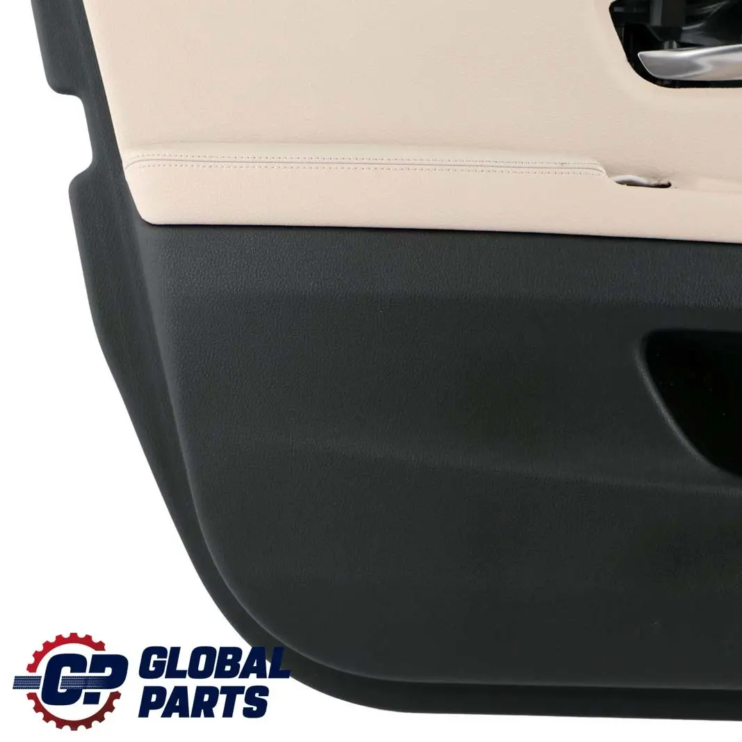 BMW 5 Series F10 F11 Front Left N/S Door Card Lining Panel Leather Oyster - SKU rhd-7273359 - Part number 7273359