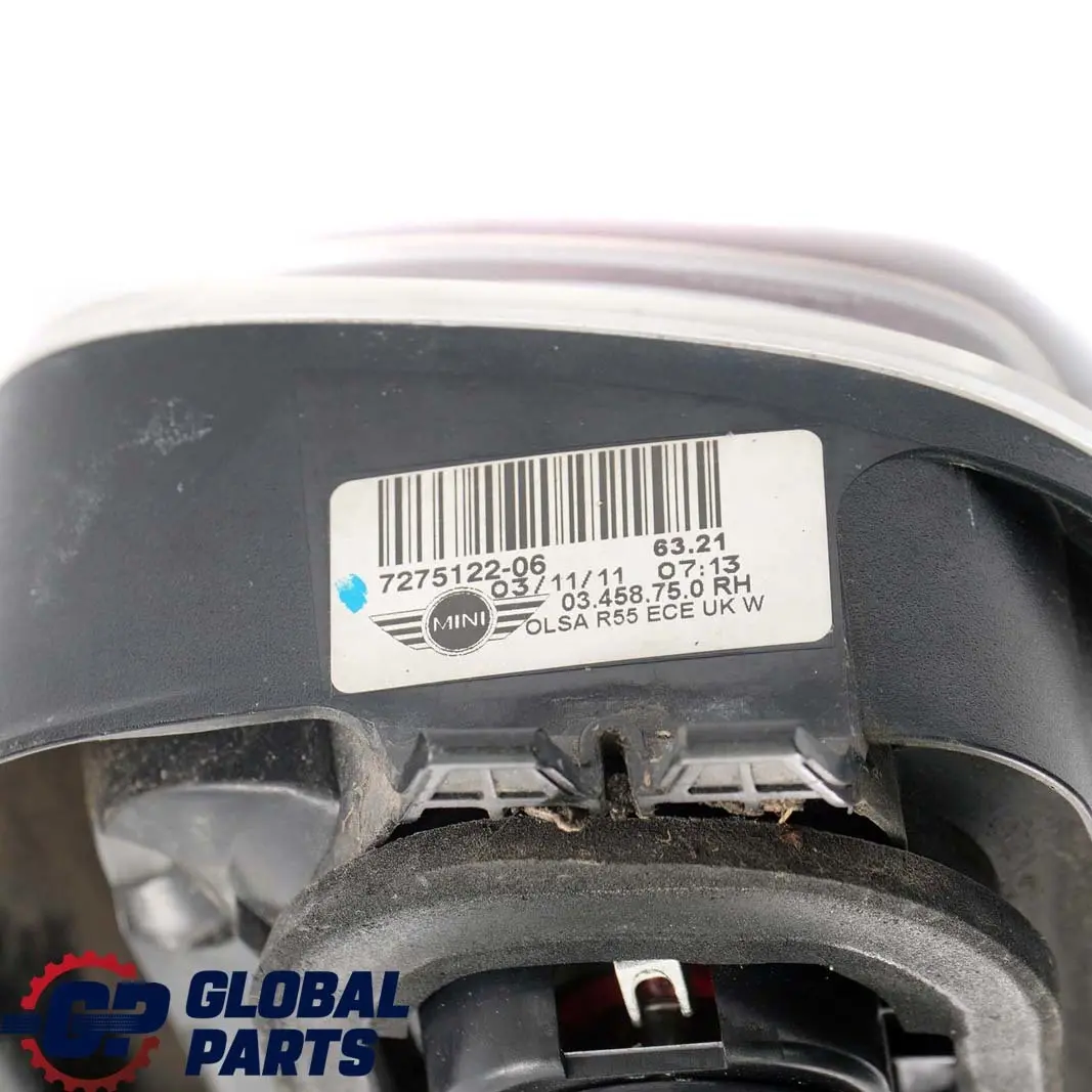 Light In The Side Panel Lamp White Right O/S to MINI Clubman R55 LCI Rear with Part number 7275122 MINI Clubman R55 LCI Rear Light In The Side Panel Lamp White Right O/S - SKU rhd-7275122 - Part number 7275122