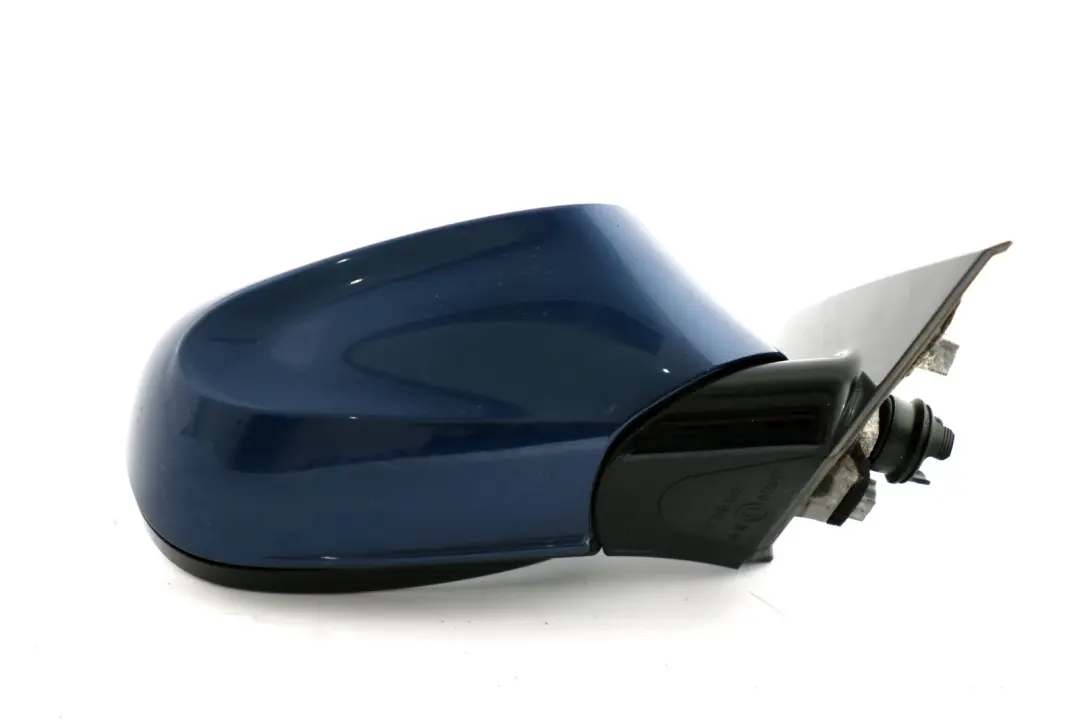 BMW 1 Series E82 M Sport Power Fold High Gloss Right Wing Mirror O/S LeMans Blue - SKU rhd-7282046-LMB - Part number 7282046