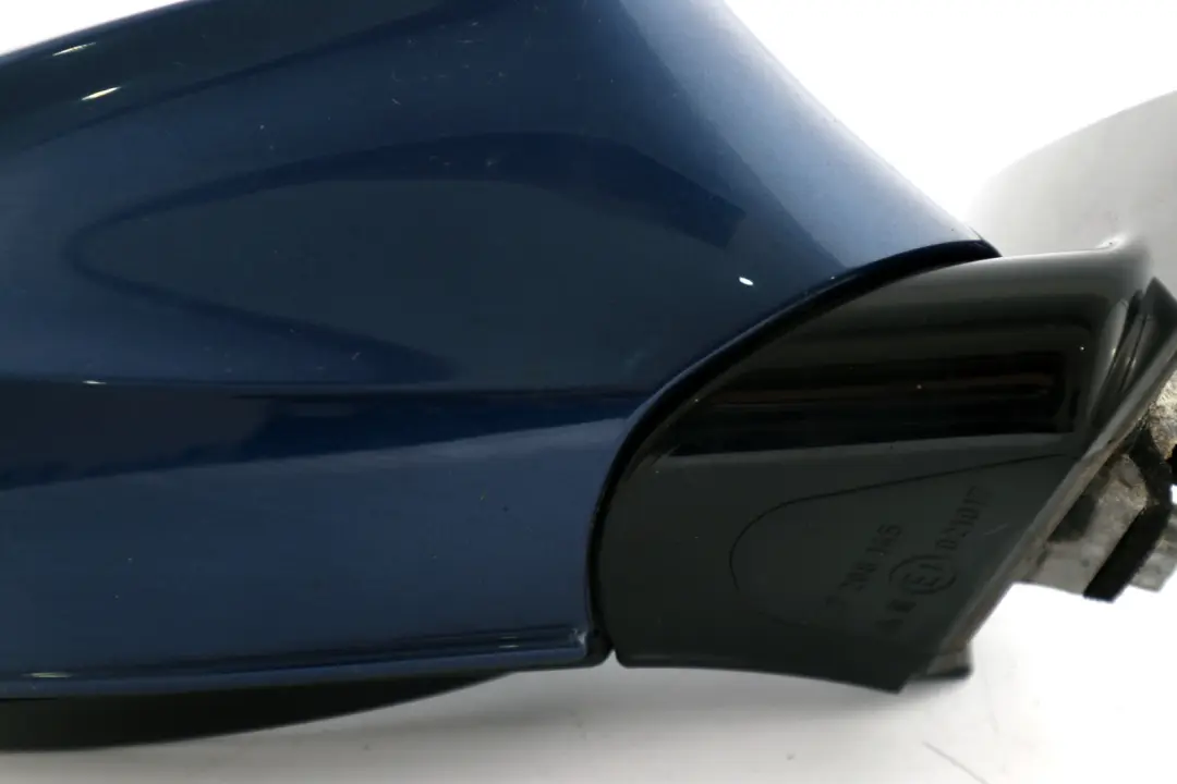 BMW 1 Series E82 M Sport Power Fold High Gloss Right Wing Mirror O/S LeMans Blue - SKU rhd-7282046-LMB - Part number 7282046