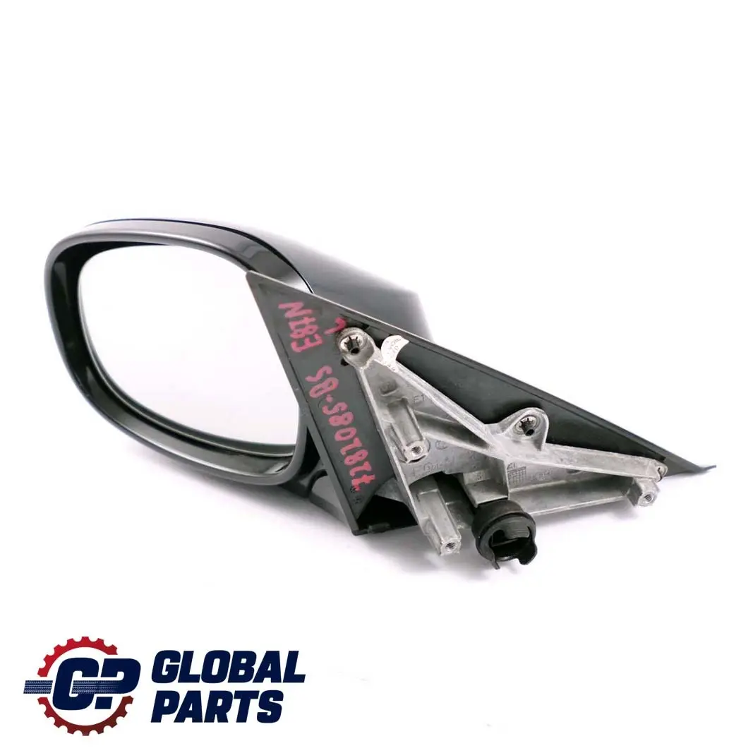  £BMW 1 Series E87 LCI Power Fold High Gloss Left Wing Mirror N/S Black Sapphire - SKU rhd-7282085-BS - Part number 7282085