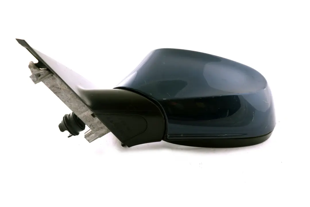 BMW 1 Series E87 LCI Power Fold Heated Left Wing Mirror N/S Tiefseeblau - SKU rhd-7282085-DSB - Part number 7282085