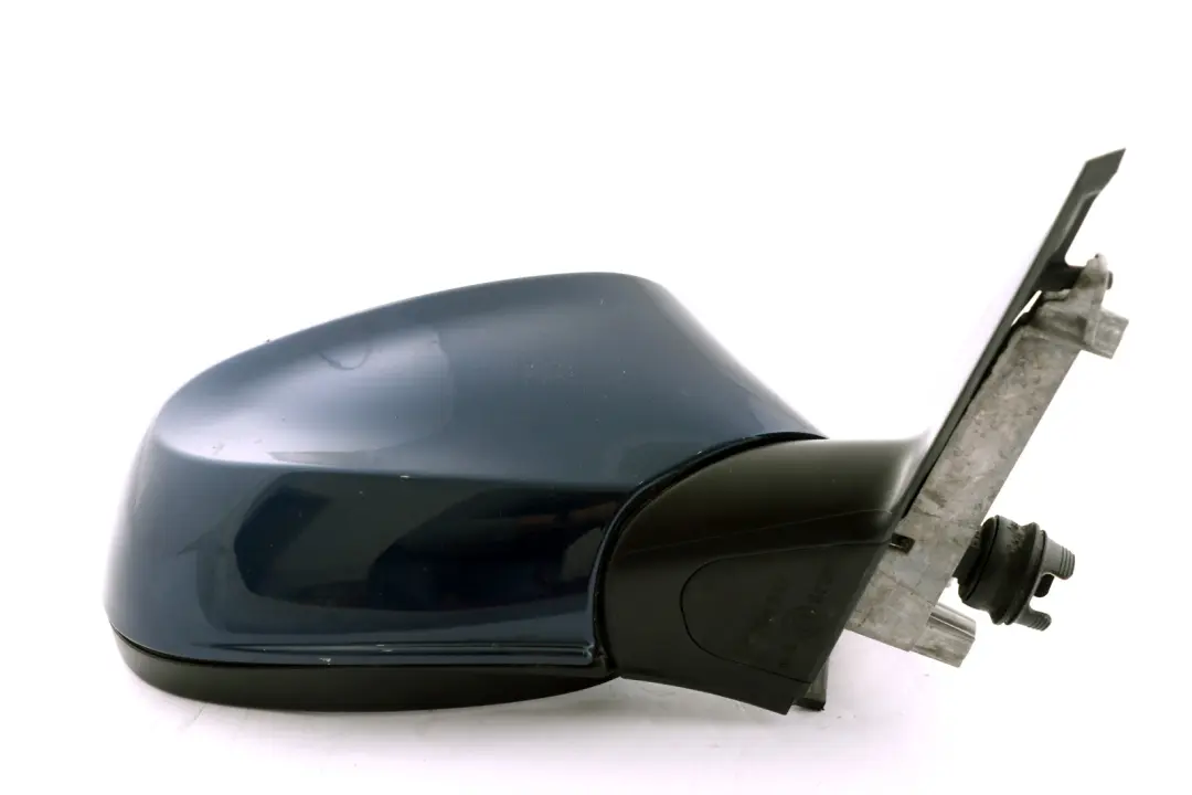 BMW 1 Series E87 LCI Power Fold Heated Right Wing Mirror O/S Tiefseeblau - SKU rhd-7282086-DSB - Part number 7282086