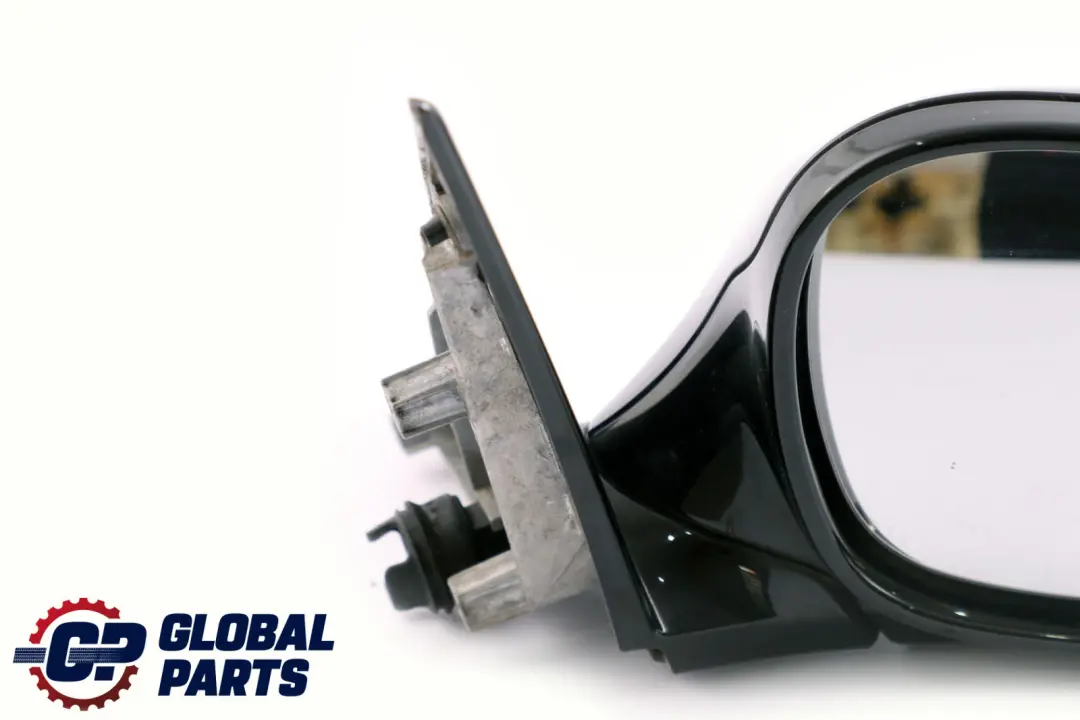 BMW 1 Series E87 LCI Power Fold High Gloss Right Wing Mirror O/S Black Sapphire - SKU rhd-7282106-BS - Part number 7282106