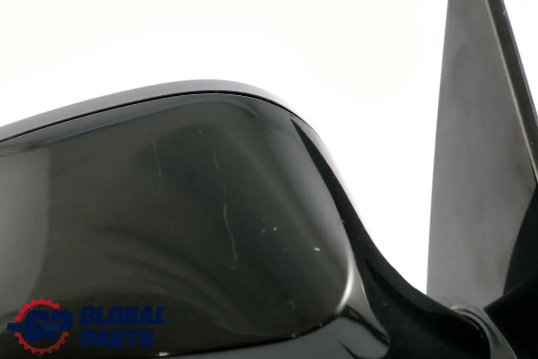 BMW 1 Series E87 LCI Power Fold High Gloss Right Wing Mirror O/S Black Sapphire - SKU rhd-7282106-BS - Part number 7282106