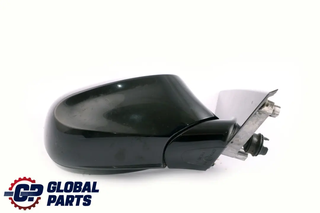 BMW 1 Series E87 LCI Power Fold High Gloss Right Wing Mirror O/S Black Sapphire - SKU rhd-7282106-BS - Part number 7282106