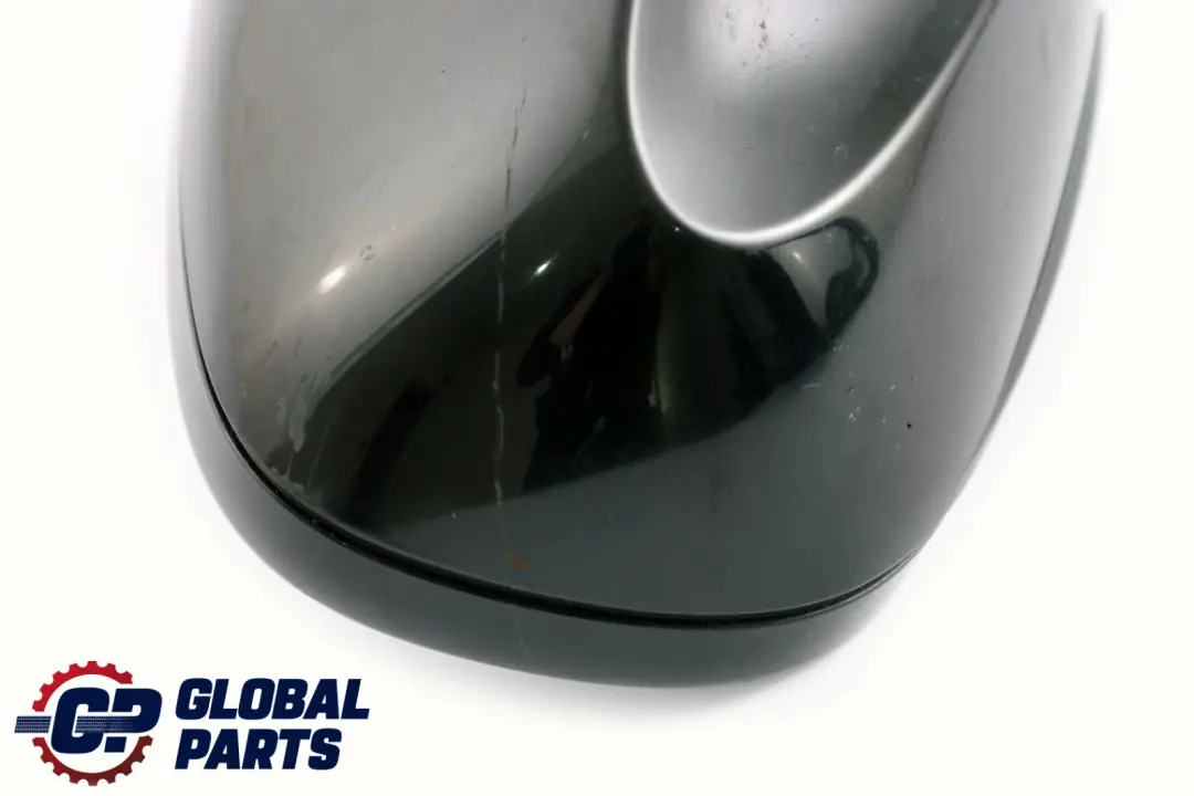 BMW 1 Series E87 LCI Power Fold High Gloss Right Wing Mirror O/S Black Sapphire - SKU rhd-7282106-BS - Part number 7282106