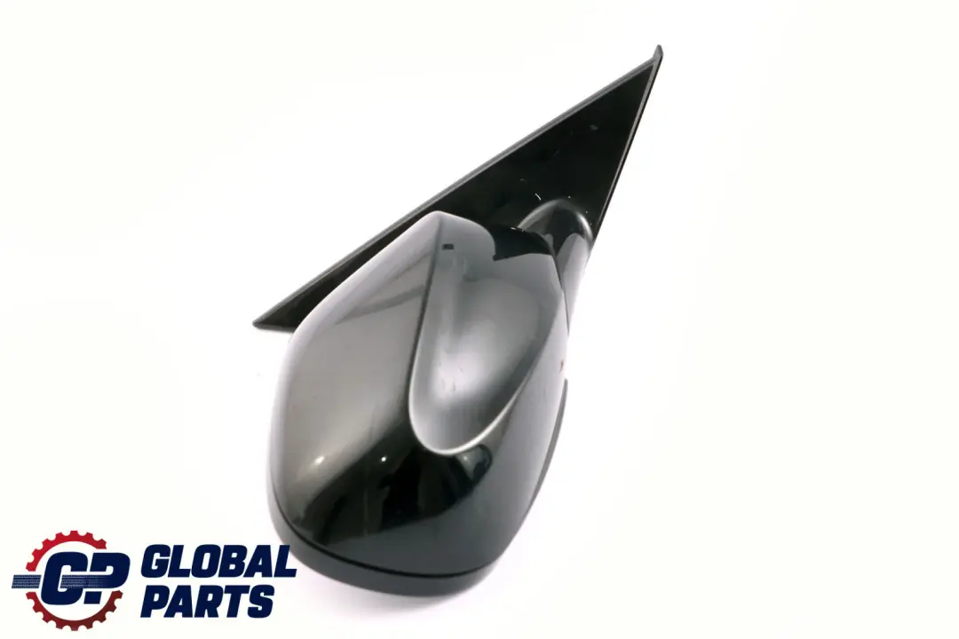 BMW 1 Series E87 LCI Power Fold High Gloss Right Wing Mirror O/S Black Sapphire - SKU rhd-7282106-BS - Part number 7282106