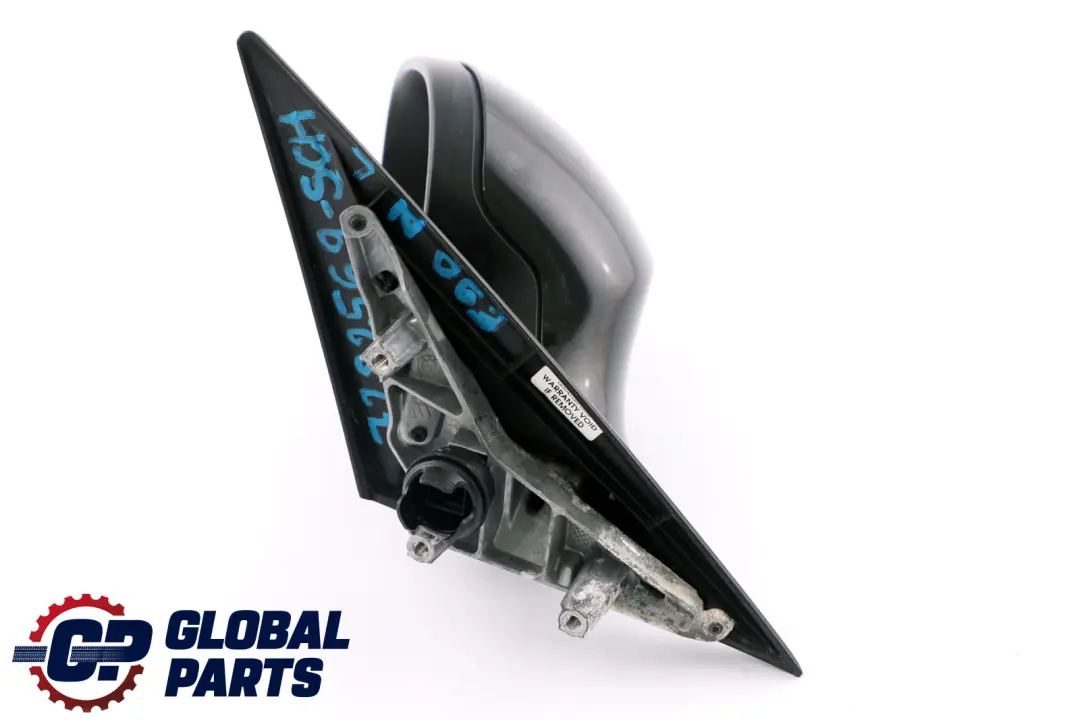 BMW 3 Series E90 E91 LCI Power Fold Heated Left Wing Mirror N/S Schwarz 2 Black - SKU rhd-7282569-SCH - Part number 7282569