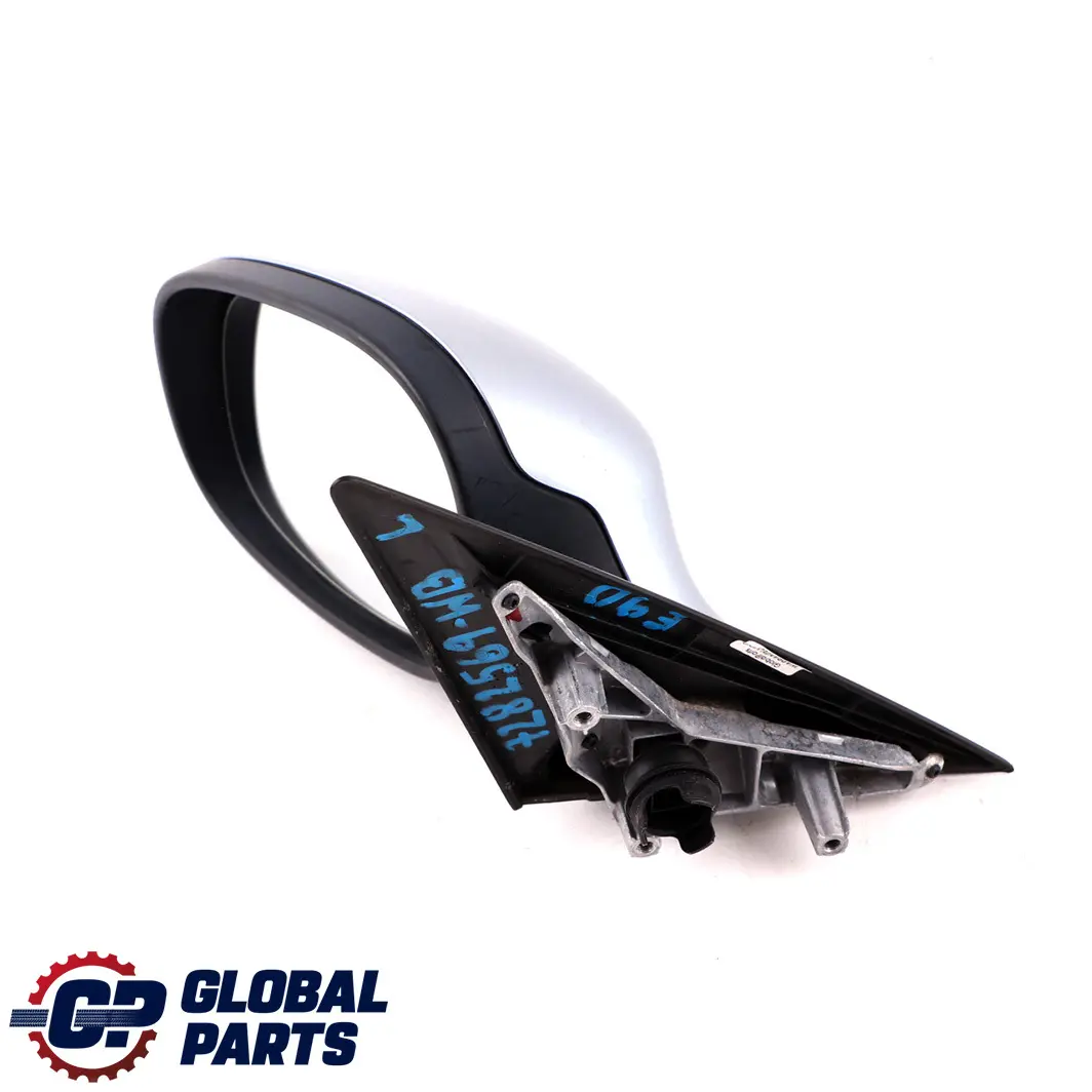 BMW 3 Series E90 E91 LCI Power Fold Left Wing Mirror N/S Bluewater Metallic 896 - SKU rhd-7282569-WB - Part number 7282569
