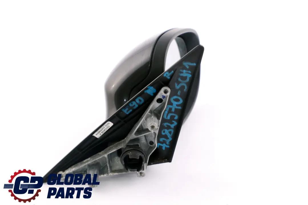 BMW 3 Series E90 E91 LCI Power Fold Heated Right Wing Mirror O/S Schwarz Black - SKU rhd-7282570-SCH1 - Part number 7282570