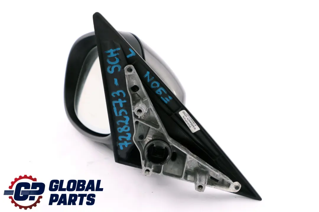 BMW 3 Series E90 E91 LCI Power Fold Auto Dip Left Wing Mirror N/S Schwarz Black - SKU rhd-7282573-SCH - Part number 7282573