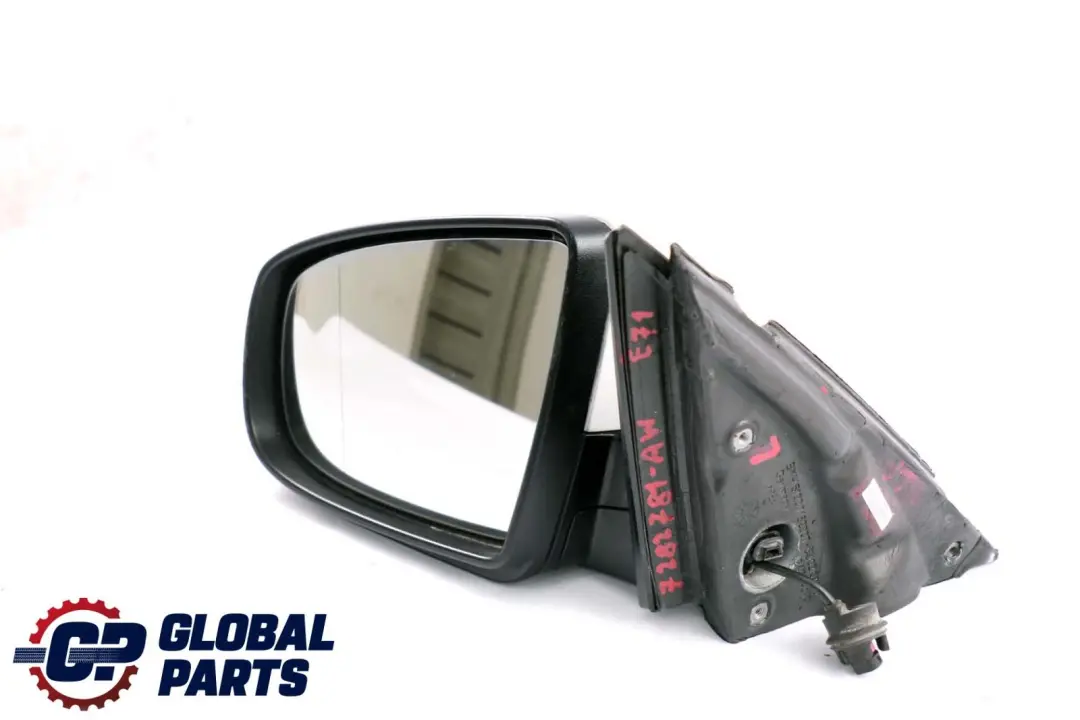BMW X6 Series E71 Auto Dip Power Fold Left Wing Mirror N/S Alpinweiss White - SKU rhd-7282781-AW - Part number 7282781