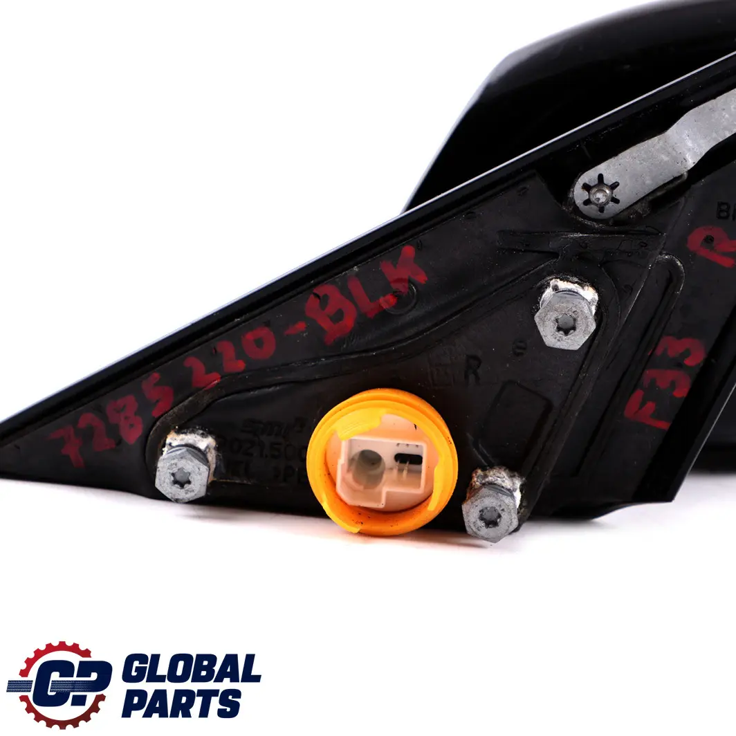 High Gloss Heated Right Wing Mirror O/S Black to BMW 4 Series F32 F33 M Sport with Part number 7285220 BMW 4 Series F32 F33 M Sport High Gloss Heated Right Wing Mirror O/S Black - SKU rhd-7285220-BLK - Part number 7285220