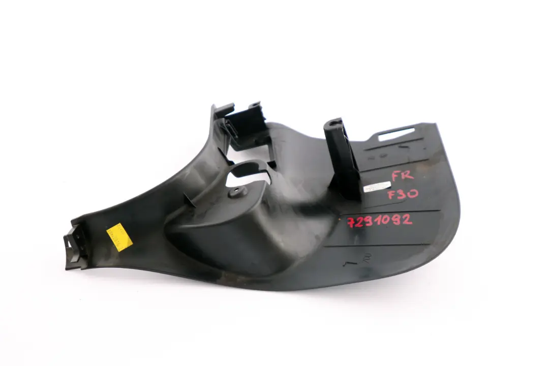 Front Right Lateral Trim Panel O/S Black to BMW 3 4 Series F30 F31 F80 M3 F82 M4 with Part number 7291092 BMW 3 4 Series F30 F31 F80 M3 F82 M4 Front Right Lateral Trim Panel O/S Black - SKU rhd-7291092 - Part number 7291092