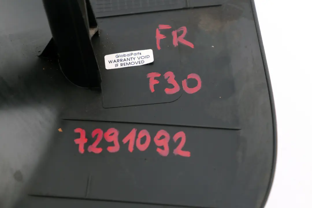 BMW 3 4 Series F30 F31 F80 M3 F82 M4 Front Right Lateral Trim Panel O/S Black - SKU rhd-7291092 - Part number 7291092