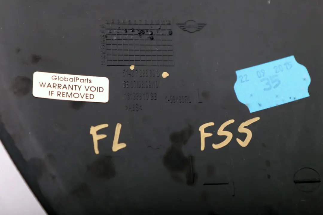 Mini Cooper F55 F56 F57 Side Trim Panel Front Left N/S Bottom Cover - SKU rhd-7298803 - Part number 7298803