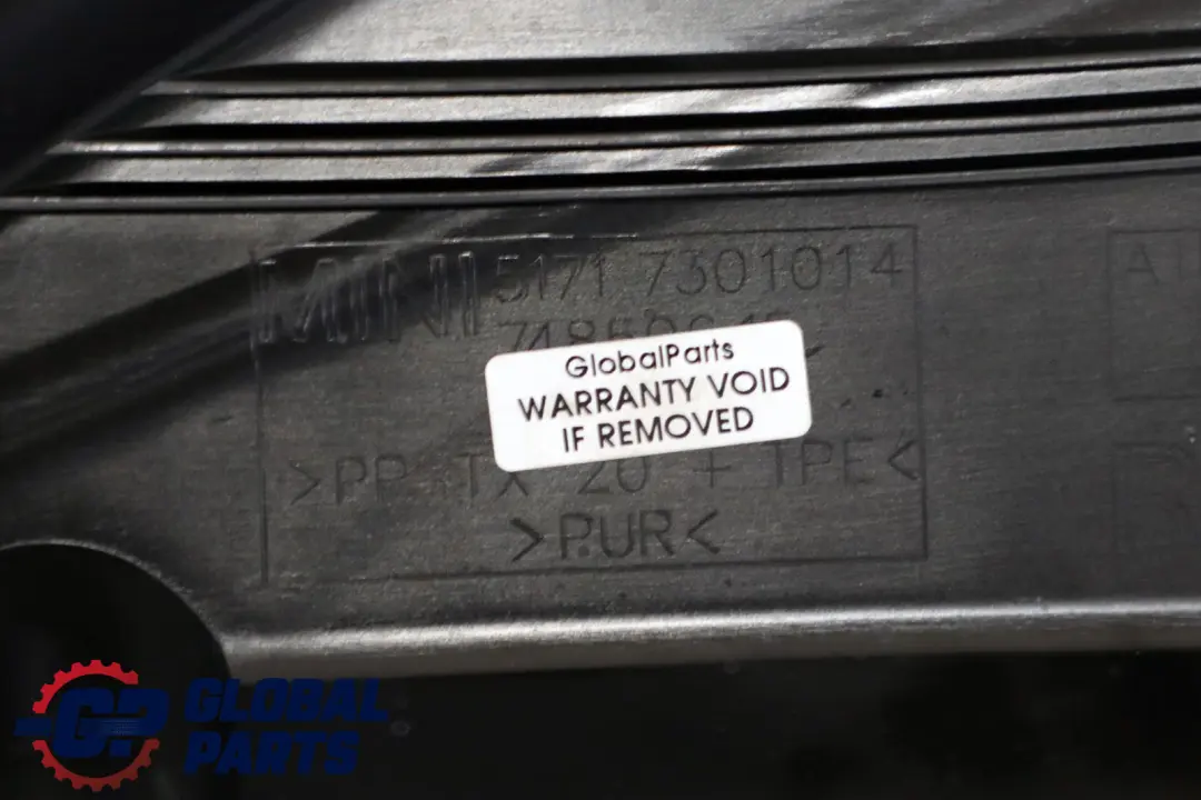 Windscreen Windshield Scuttle Apron Trim Cover Panel to Mini Cooper F55 F56 F57 with Part number 7301014 Mini Cooper F55 F56 F57 Windscreen Windshield Scuttle Apron Trim Cover Panel - SKU rhd-7301014 - Part number 7301014