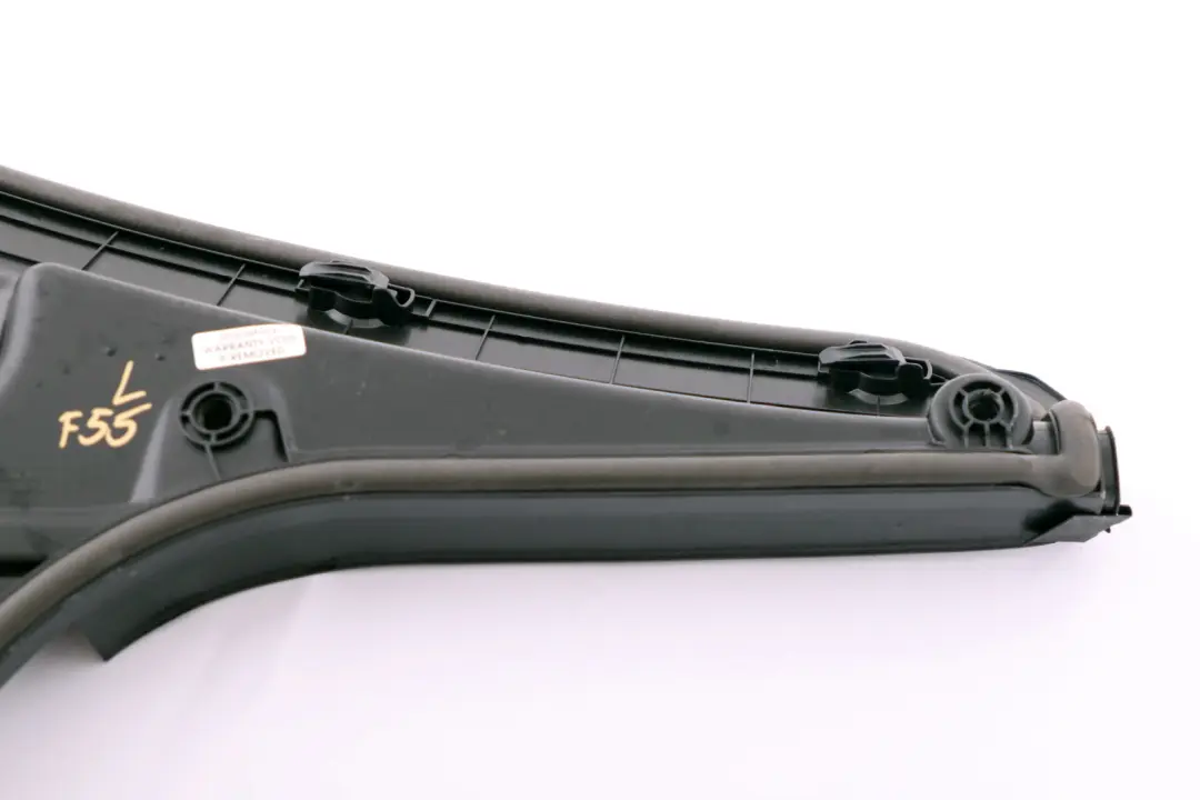 Covering Apron Cover Trim Left N/S Black to Mini Cooper One F55 F56 F57 with Part number 7305493 Mini Cooper One F55 F56 F57 Covering Apron Cover Trim Left N/S Black - SKU rhd-7305493 - Part number 7305493