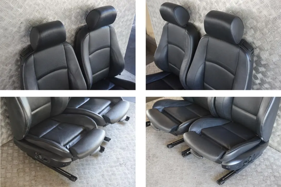 Leather Front Left Right N/O/S Seats Memory to BMW 3 Series E92 LCI M Sport Black with Part number 7309394 BMW 3 Series E92 LCI M Sport Black Leather Front Left Right N/O/S Seats Memory - SKU rhd-7309394 - Part number 7309394
