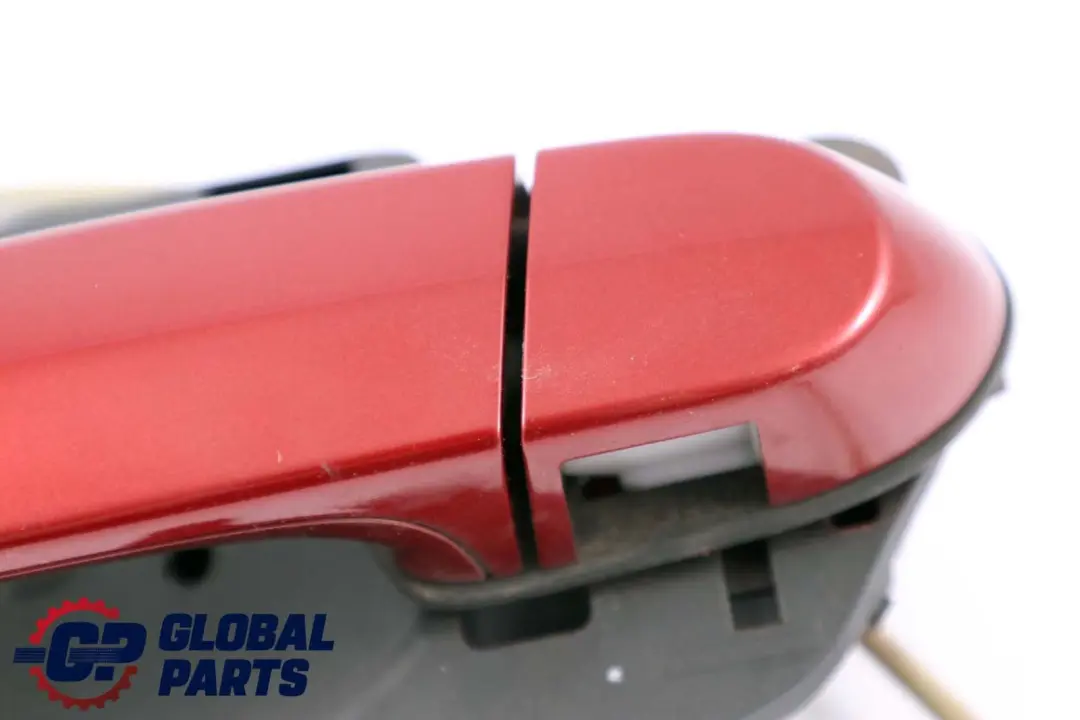 Complete Front Left Grab Handle N/S Exterior Vermilion Red to BMW X6 Series E71 with Part number 7317561 BMW X6 Series E71 Complete Front Left Grab Handle N/S Exterior Vermilion Red - SKU rhd-7317561-VER - Part number 7317561