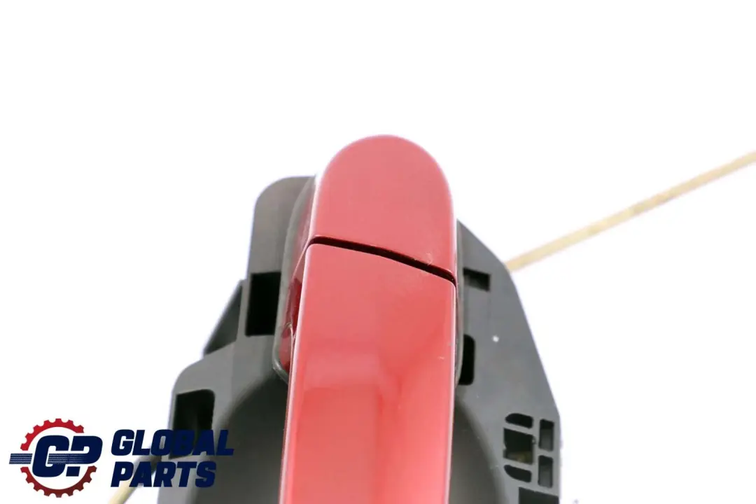 Complete Front Left Grab Handle N/S Exterior Vermilion Red to BMW X6 Series E71 with Part number 7317561 BMW X6 Series E71 Complete Front Left Grab Handle N/S Exterior Vermilion Red - SKU rhd-7317561-VER - Part number 7317561